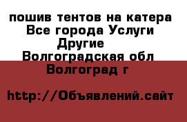    пошив тентов на катера - Все города Услуги » Другие   . Волгоградская обл.,Волгоград г.